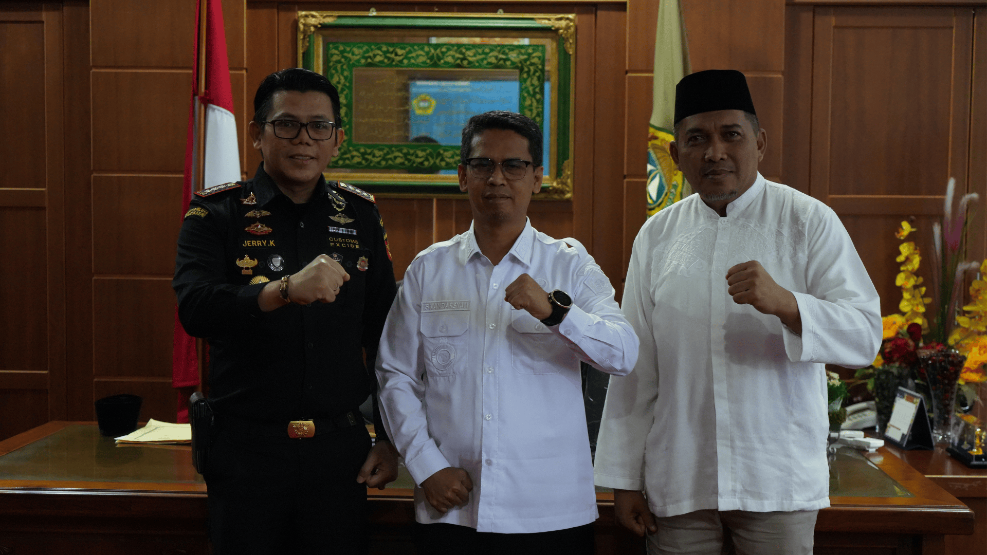 Kunjungan Dinas Kepala Bea Cukai TBK ke Bupati Karimun