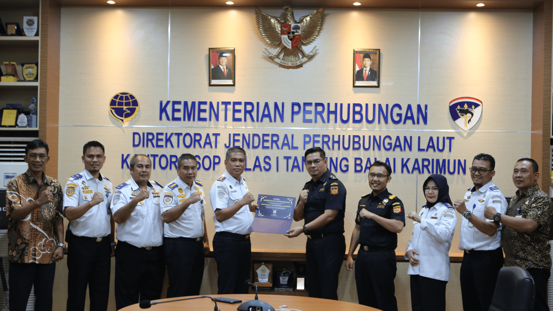 Apresiasi atas Kolaborasi dan Partisipasi dalam Mendukung National Logistic Ecosystem (NLE)